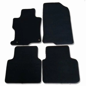 For 08-12 Honda Accord Black Nylon Floor Mats Carpet Front Rear Anti-Slip 4PCS - Picture 1 of 2