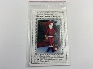 Skinny Santa Weihnachten Puppe Muster von Snapdragon Designs bewegliche Arme und Beine - Bild 1 von 3
