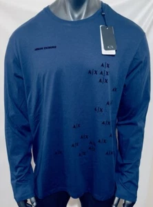 Nueva Camisa Manga Larga Armani Exchange Para Hombre Calce Regular Logo Sude - Imagen 1 de 6
