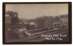 Antique Cabinet Card Photo, Businesses, Stores, Inn, Man Moving Wood Barrells - Picture 1 of 2
