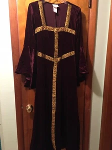Lady Guinevere renaissance costume dress with headpiece / veil - Picture 1 of 6
