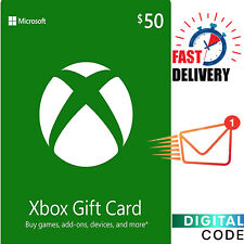 USD 50 Xbox Live Card - $50 Xbox Gift Card Xbox One/360 Digital Key - US ONLY