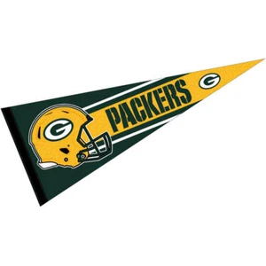 Green Bay Packers NFL Helmet Pennant - Picture 1 of 4