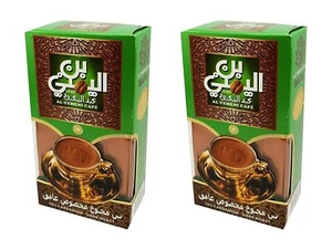 4 Confezioni Al Yemeni Cafe mahaj Cardamomo Caffè Egiziano Tostato Scuro 4 X100gr - Foto 1 di 3