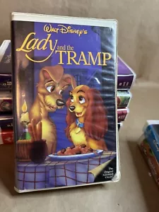Lady and The Tramp Walt Disney Black Diamond Edition #582 VHS 1987 RARE! - Picture 1 of 8