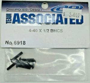 4-40 x 1/2 BHCS TORNILLOS RC Coche Buggy Truggy Crawler Monster Truck ASOCIADO 6918 - Imagen 1 de 3