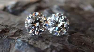 2 Pcs Lab-Grown CVD Diamond 6.50mm Round D,FL Certified Loose Diamond 2CT Approx - Picture 1 of 4