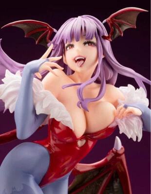 KOTOBUKIYA CAPCOM DARKSTALKERS MORRIGAN LIMITED EDITION BISHOUJO PVC STATUE NEW - Immagine 1 di 4
