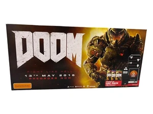 Doom 2016 - Retail Store Promo Cardboard Box Display - ID PS4 XBOX ONE - Picture 1 of 5