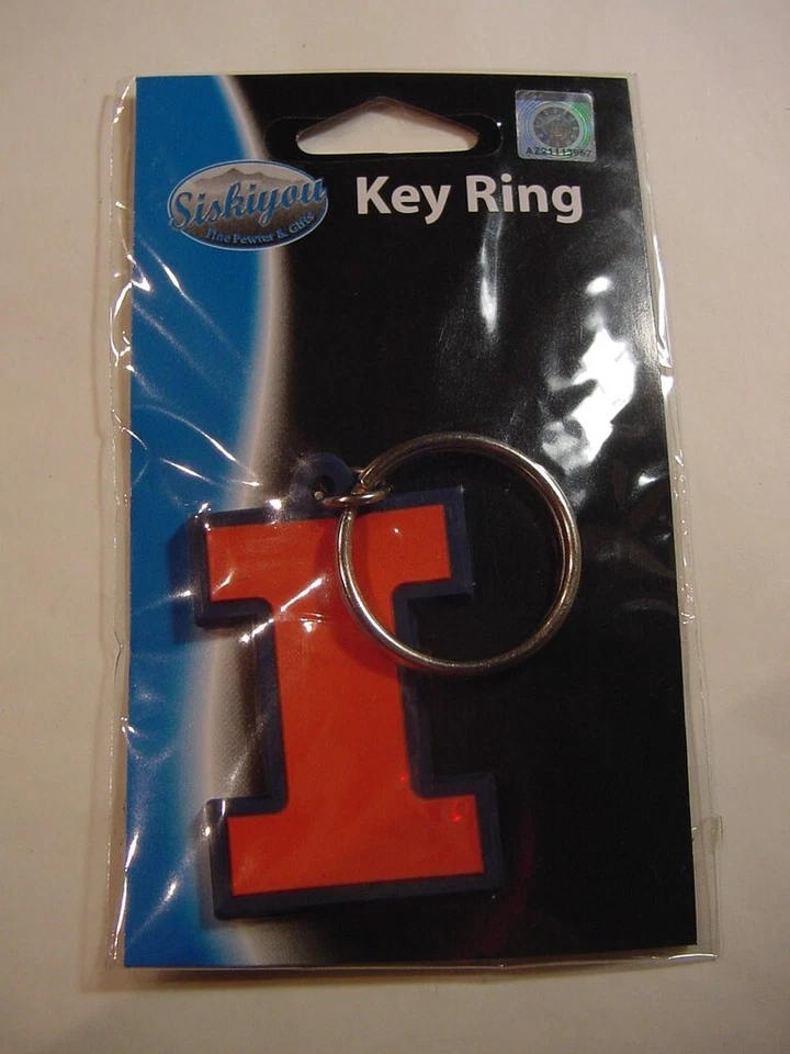 NEW - KEY RING - ILLINOIS UNIVERSITY - BY SISKIYOU - Image 1 of 1