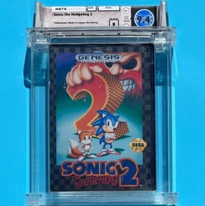Sonic the Hedgehog 2 ⭐ WATA 9.4 B SIGILLATO IN FABBRICA ⭐ EARLY TUBE SEAM Sega Genesis - Foto 1 di 5