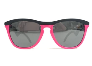 Oakley Sunglasses Frogskins Hybrid OO9289-0455 Black Neon Pink with Prizm Black - Picture 1 of 12
