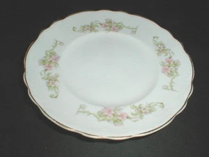 4 Homer Laughlin HUDSON Pink Floral Bread Plates Set of FOUR (sau65) - Picture 1 of 3