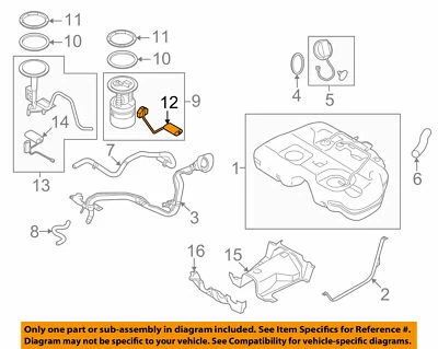 06-08 INFINITI FX35 FX45 UNIDADE REMETENTE-MEDIDOR DE COMBUSTÍVEL 25060-CG00B NOVO FABRICANTE DE EQUIPAMENTO ORIGINAL - Imagem 1 de 2