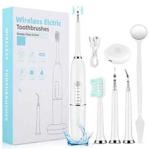 Ultrasonic Electric Toothbrushes Sonic Waterproof USB Charger Tooth Brushes - Picture 1 of 4
