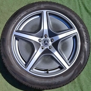 Set Factory Mercedes Benz Wheels Tires OEM AMG EQS EQ-S 21 inch Aero SUV RunFlat - Picture 1 of 14