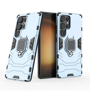Handyhülle für Samsung Galaxy S25 Ultra Ring Hülle Outdoor Cover Bumper Türkis - Bild 1 von 8