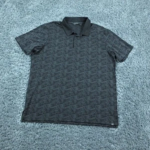 Adidas Adicross Poloshirt Herren XL schwarz grau Muster Golf Stretch Performance - Bild 1 von 17