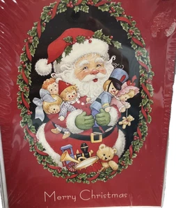 Papá Noel 18 Piezas Tarjetas de Feliz Navidad 7" X 5" Papel Magic Group - Imagen 1 de 3