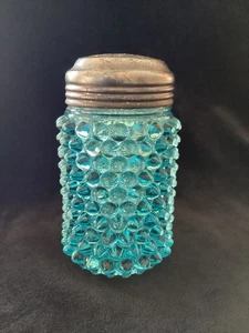 EAPG - Desconocido Mfg. Agitador de azúcar "Hobnail" - azul - Imagen 1 de 6