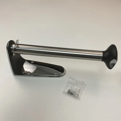 Toallero de papel de montaje en pared humano simple KT1024 acero inoxidable Foto 1 de 4