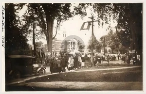 South Coventry CT Connecticut Decoration Day RPPC Photo Postcard COPY - Picture 1 of 2