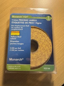 Monarch 1131 1 Line Pricing Labels Sale Clearance Stickers 925144 - Picture 1 of 2