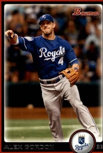 2010 Bowman Baseball #128 Alex Gordon - Picture 1 of 2