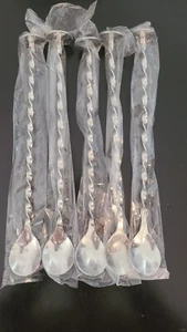 5 X Stainless Steel Cocktail Mixing Spoon Ideal For Cocktail Bars 11" (28Cm) - Picture 1 of 4