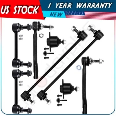 Para Volvo S60 S80 V70 8 piezas rótulas barra estabilizadora barra de acoplamiento extremo Foto 1 de 4