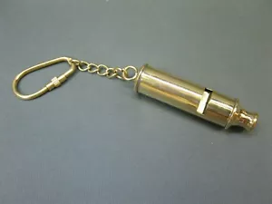 Boatman pipe brass pipe 7 cm maritime decoration keychain  - Picture 1 of 4