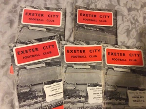 EXETER CITY HOME PROGRAMMES 1960 - 65 CHOOSE FROM LIST - Picture 1 of 1