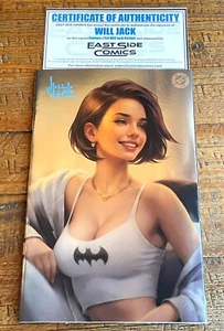 BATMAN #154 WILL JACK SIGNED COA CATWOMAN MEGACON EXCL FOIL VARIANT HARLEY QUINN - Picture 1 of 2