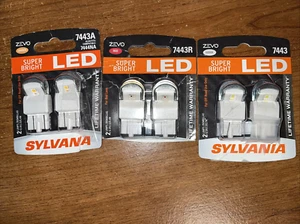 Silvania Zevo super bright 7443 or 7443R LED 2 pack new in opened pack - Picture 1 of 2