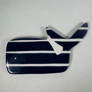 Coton Colors Happy Everything Mini Whale Attachment Retired Blue White Stripes  - Picture 1 of 10