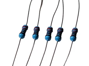 2.2k Ohms Resistors 1/4W 5 Pieces metal film resistors - Picture 1 of 4