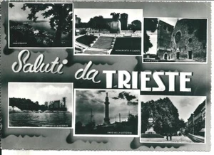 ts 004 - 50er Jahre TRIEST - Gruss aus... - 6 Ansichten -nicht sehr guter Zustand - Aufl. Cadel - Bild 1 von 2