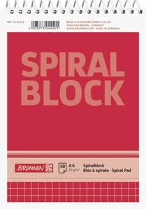 Spiralnotizblock DIN A6 kariert - Picture 1 of 1