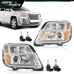 Projector Headlight Pair Fit For 2010-2015 Gmc Terrain With Bulb And Socket - Picture 1 of 12