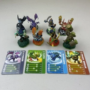 Konvolut Skylander Figuren - 8 Figuren 4 Sammelkarten - Bild 1 von 5