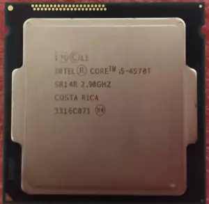 Intel Core i5-4570T (SR1CA) - 2.90GHz Quad Core 6MB Cache Socket LGA 1150 CPU - Picture 1 of 2