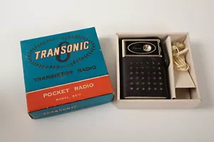 Radio Transonic 8 transistor (R3B) AM tascabile in scatola (JSF6) modello 891P Hong Kong - Foto 1 di 10