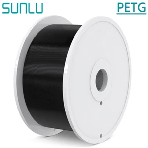 SUNLU 5KG Spule PETG Schwarz 3D Drucker Filament 1,75MM PETG 5KG High Toughness - Afbeelding 1 van 11