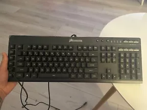 Corsair K55 (CH9206015NA) Wired RGB Backlit Gaming Keyboard - Picture 1 of 3