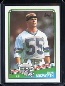 Topps Brian Bosworth 1988 novato radiocontrol #144 - Imagen 1 de 2
