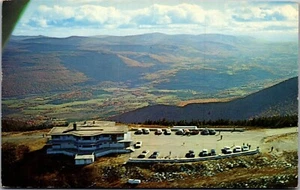 Vintage Postkarte Sky Line Inn Summit Mt Equinox Manchester VT Valley Antenne 1962 - Bild 1 von 3