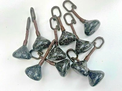 RUSSTHEFISH 10er Pack Karpfen Rückenleine 30 Gramm Gewichte glatte Beschichtung viele Farben wählbar