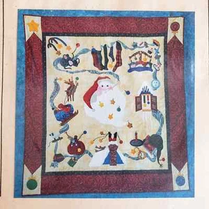 NIGHT BEFORE CHRISTMAS 49" X 53" Quilt Pattern Ann Cardon 1997 NOS - Picture 1 of 6