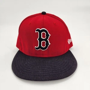 Boston Red Sox Hat Cap Men Size 7 3/8 New Era 59Fifty - Picture 1 of 7