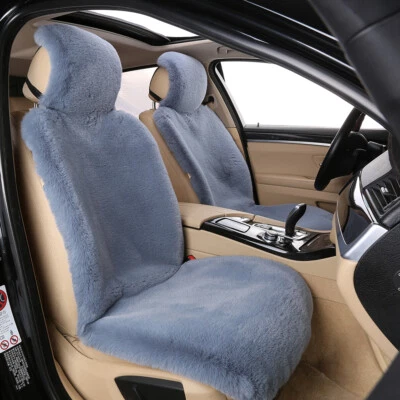 for Lincoln Fluffy Car Seat Covers Front 2 Seats Cushion Soft Non-Slip Warm Mat Foto 1 de 4